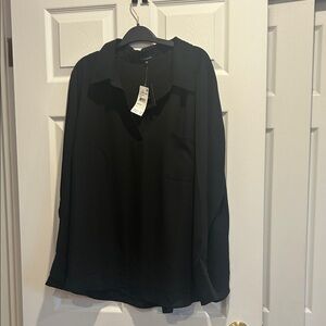 Pleione Black Women's Blouse NWT